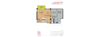 D two bedroom two bathroom