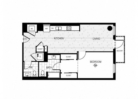 Aqua bedroom floor plan