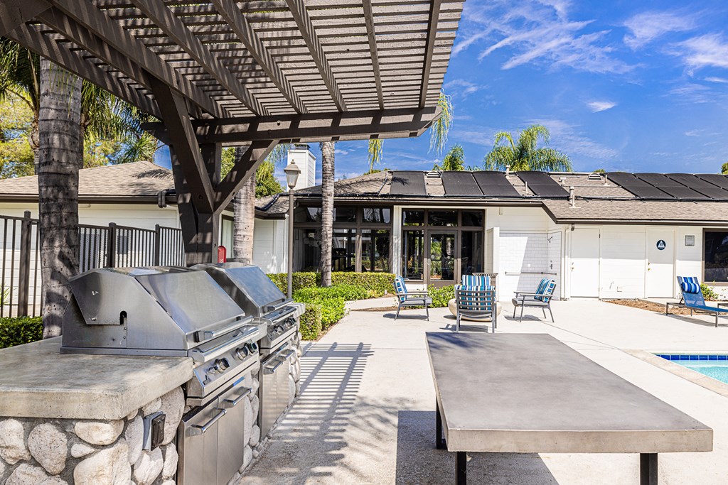 Outdoor BBQs at the Ashton Apartments