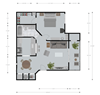 One bedroom one bathroom