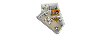 Aqua Marine Floor plan at Westmount at Ashwood, Georgia