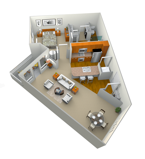 Aqua Marine Floor plan at Westmount at Ashwood, Georgia