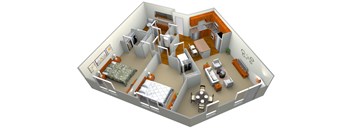 Beryl Floor Plan at Westmount at Ashwood, Atlanta, GA