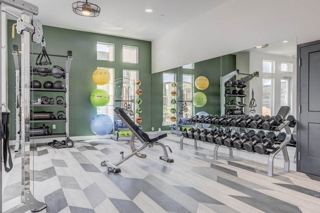 Fitness Center With Updated Equipment at Aspire Apartment Homes, Utah