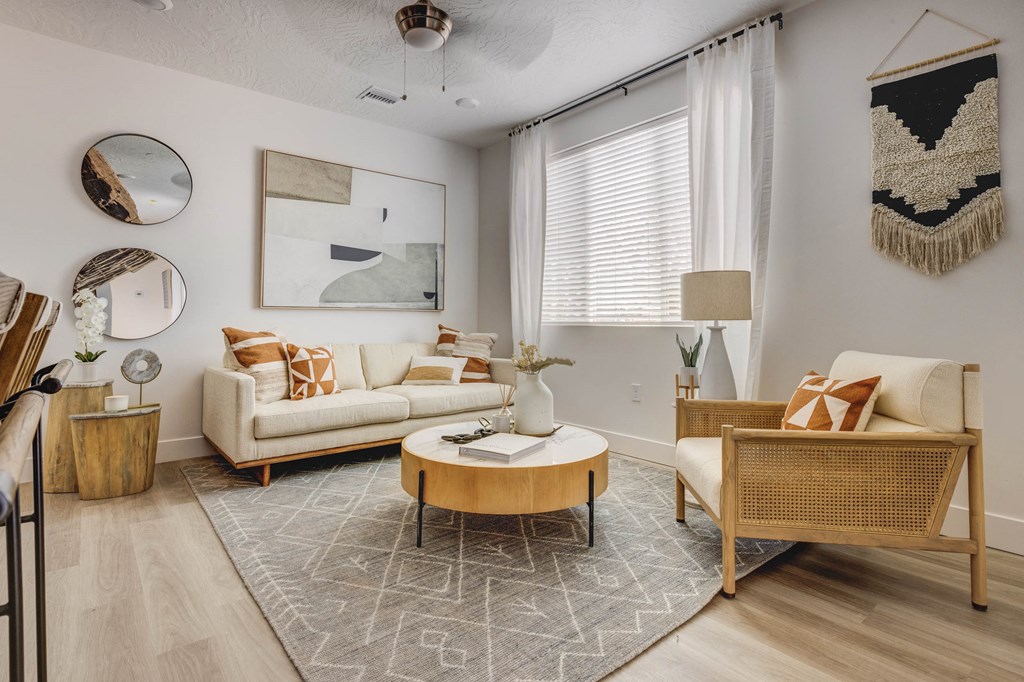 Modern Living Room at Aspire Apartment Homes, Utah