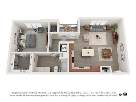 Dream Floor Plan  at Aspire Apartment Homes, Washington