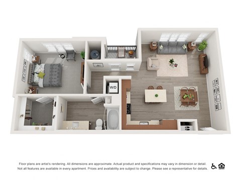 Lift Floor Plan  at Aspire Apartment Homes, Utah, 84780