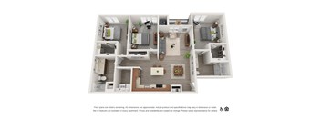 Wish Floor Plan  at Aspire Apartment Homes, Utah