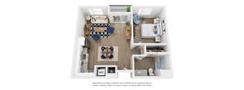 B floor plan at Aston at Gateway, El Monte, CA 91731