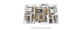 D floor plan at Aston at Gateway, El Monte, CA