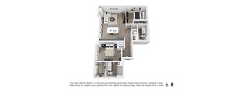 A20-D bedroom floorplan