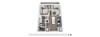 bedroom floor plan | apartments in pittsburgh pa | the alden