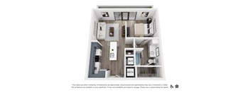 bedroom floor plan | apartments in pittsburgh pa | the alden
