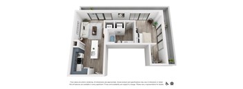 bedroom floor plan an in 2d