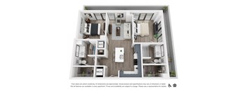 B1-B bedroom floorplan