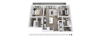 B2-B bedroom floorplan
