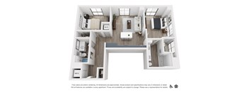 B3 bedroom floorplan