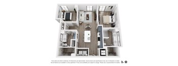 bedroom floor plan an open concept with a lot of natural light