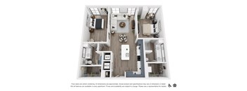 B9 bedroom floorplan