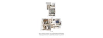 1x2 loft floor plan