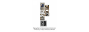 Two Bedroom Two Bath Flat with Double Car Garage Classic