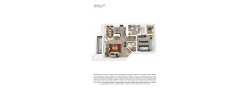 1 Bedroom 1 Bath Floor Plan at Cedar House, Vancouver