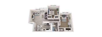 a 2100 sq ft floor plan  studio