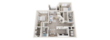 a 3 bedroom floor plan  395