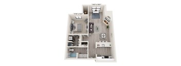 a 1 bedroom floor plan  sierra  2100 sq ft