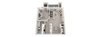 the marquess floor plan  1 bedroom  1190 square feet