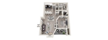 a 2103 square foot floor plan  studio