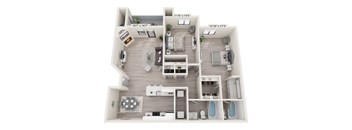 a floor plan of 455 sqft with a bedroom and a living room