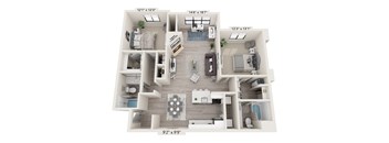 a 2103 sq ft floor plan  studio
