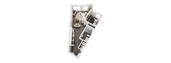 A1 Floor Plan at Axle, Seattle