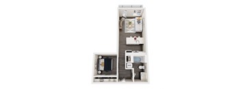 OA4 Floor Plan at Axle, Seattle, 98119