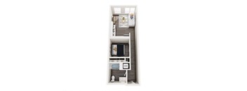 OA2 Floor Plan at Axle, Seattle, WA 98119