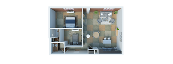 B1 Floor Plan at South Park Lofts, California, 90017