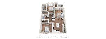 A 13'x11' room with a 10'6'x13'7' room above it.
