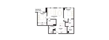 a floor plan of a house with different floors