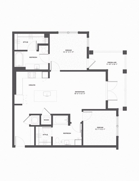 the floor plan of the residence