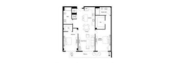 Two bedroom Two bathroom