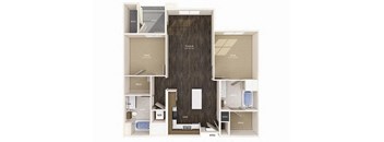 B1 Floor Plan at Gravity, San Diego, CA