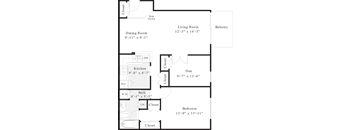 a floor plan of a small house