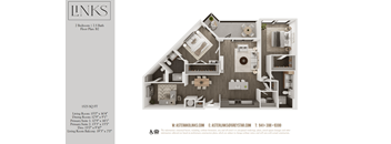 a 1 bedroom floor plan  lofts on the park