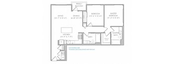 B2 Floor Plan at Rivue, California