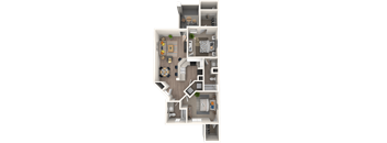 B3 Floor Plan 3D