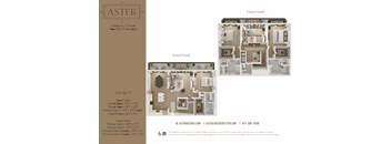 site plan of the upper and lower level apartments
