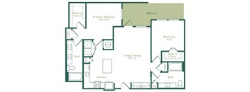 a blueprint of a floor plan of a house