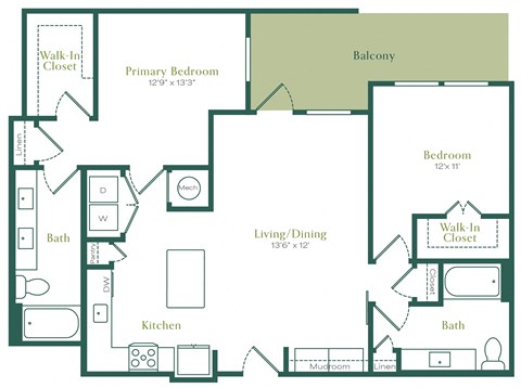 a blueprint of a floor plan of a house