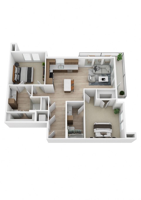 a bedroom floor plan of a 2100 sq ft home